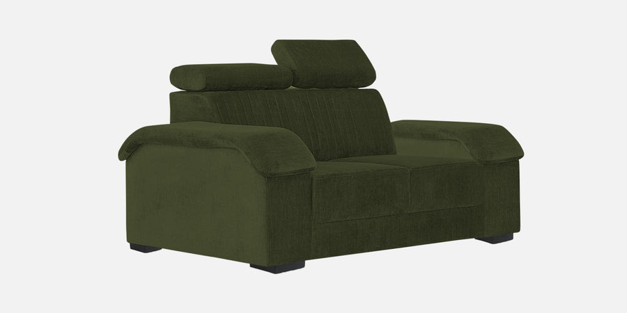 Draco Fabric 2 Seater Sofa In Olive Green Colour - Febonic Living