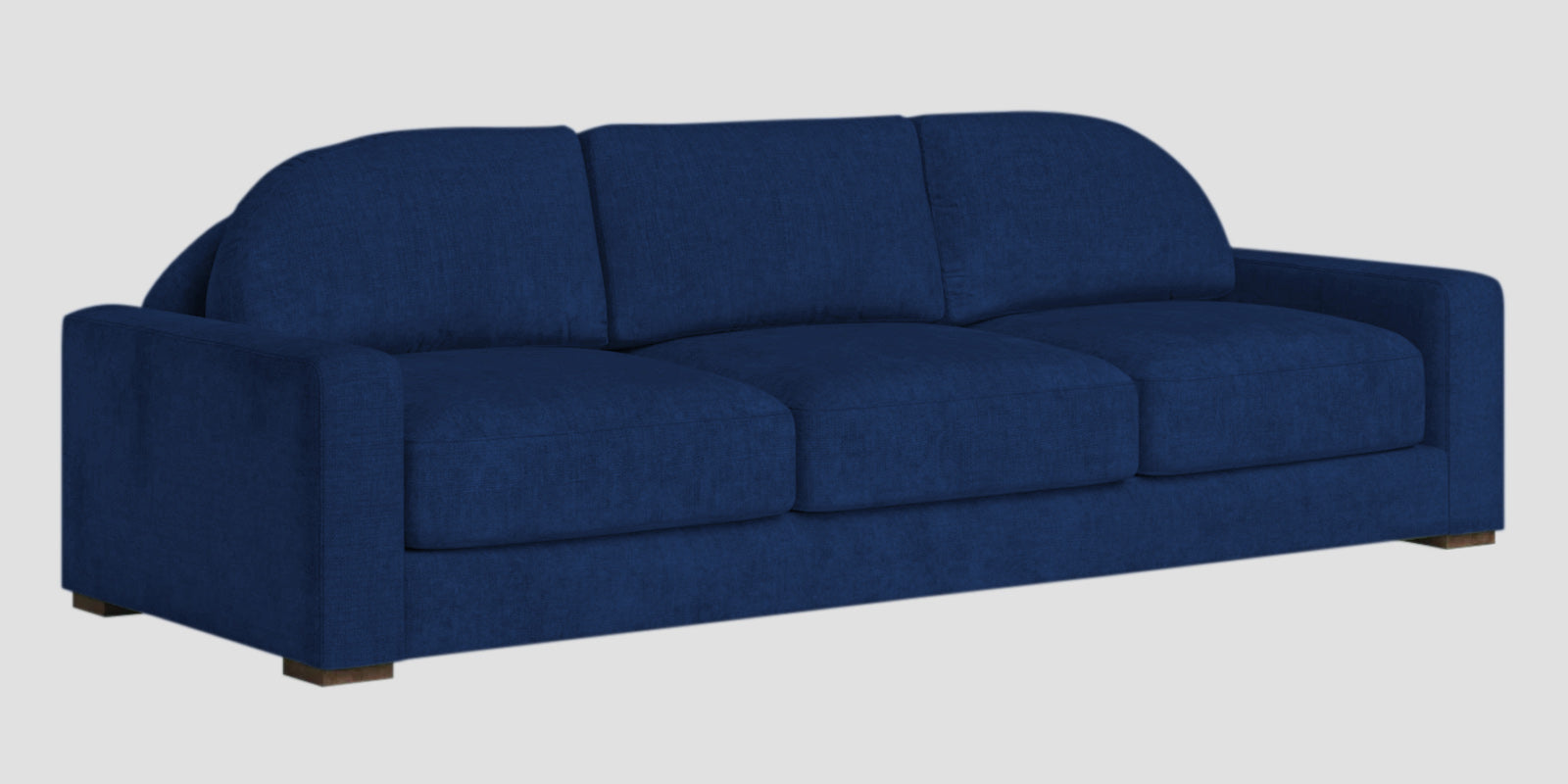 Dara Fabric 3 Seater Sofa In Royal Blue Colour