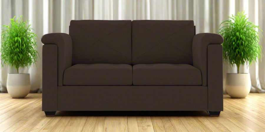 Andres Fabric 2 Seater Sofa In Coco Brown Colour - Febonic Living