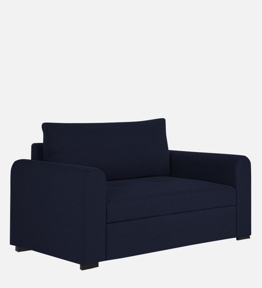 Sigma Fabric 1 Seater Sofa In Royal Blue Colour - Febonic Living