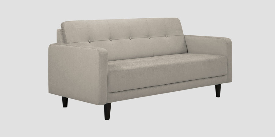Noha Fabric 2 Seater Sofa In Ash Grey Colour - Febonic Living