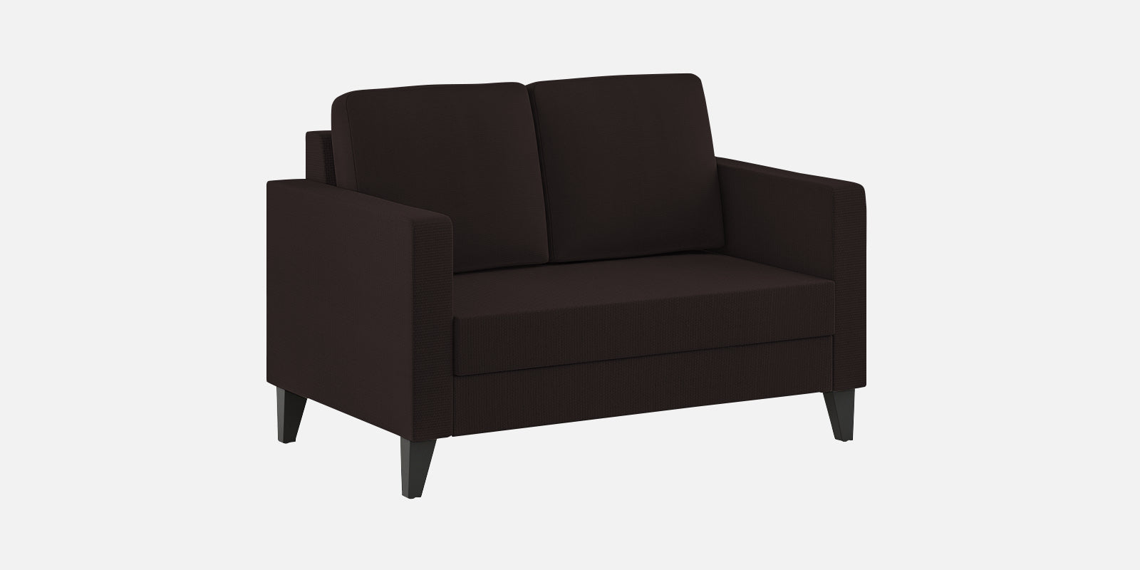 Nori Fabric 2 Seater Sofa In Dark Brown Colour