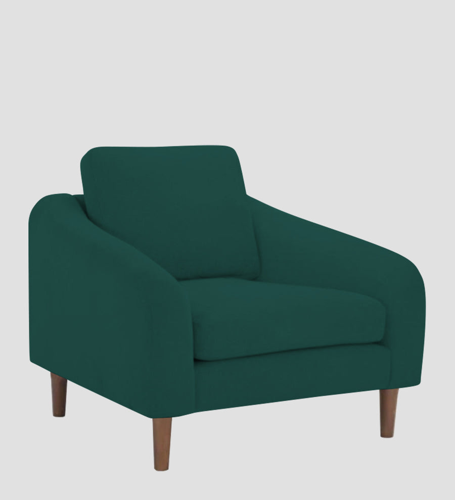 Elara Fabric 1 Seater Sofa In Sage Green Colour - Febonic Living