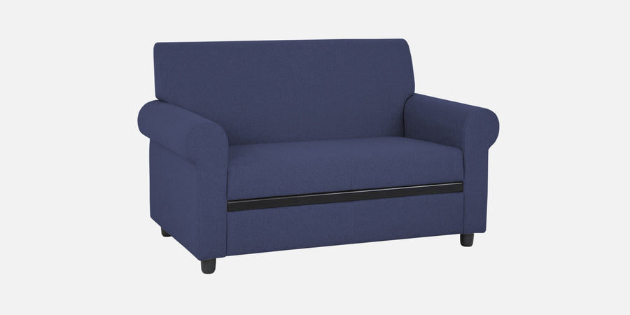 Ribby Fabric 2 Seater Sofa In Slate Blue Colour - Febonic Living