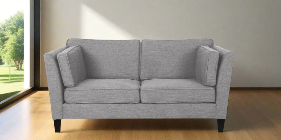 Nigar Fabric 2 Seater Sofa In Lit Grey Colour - Febonic Living