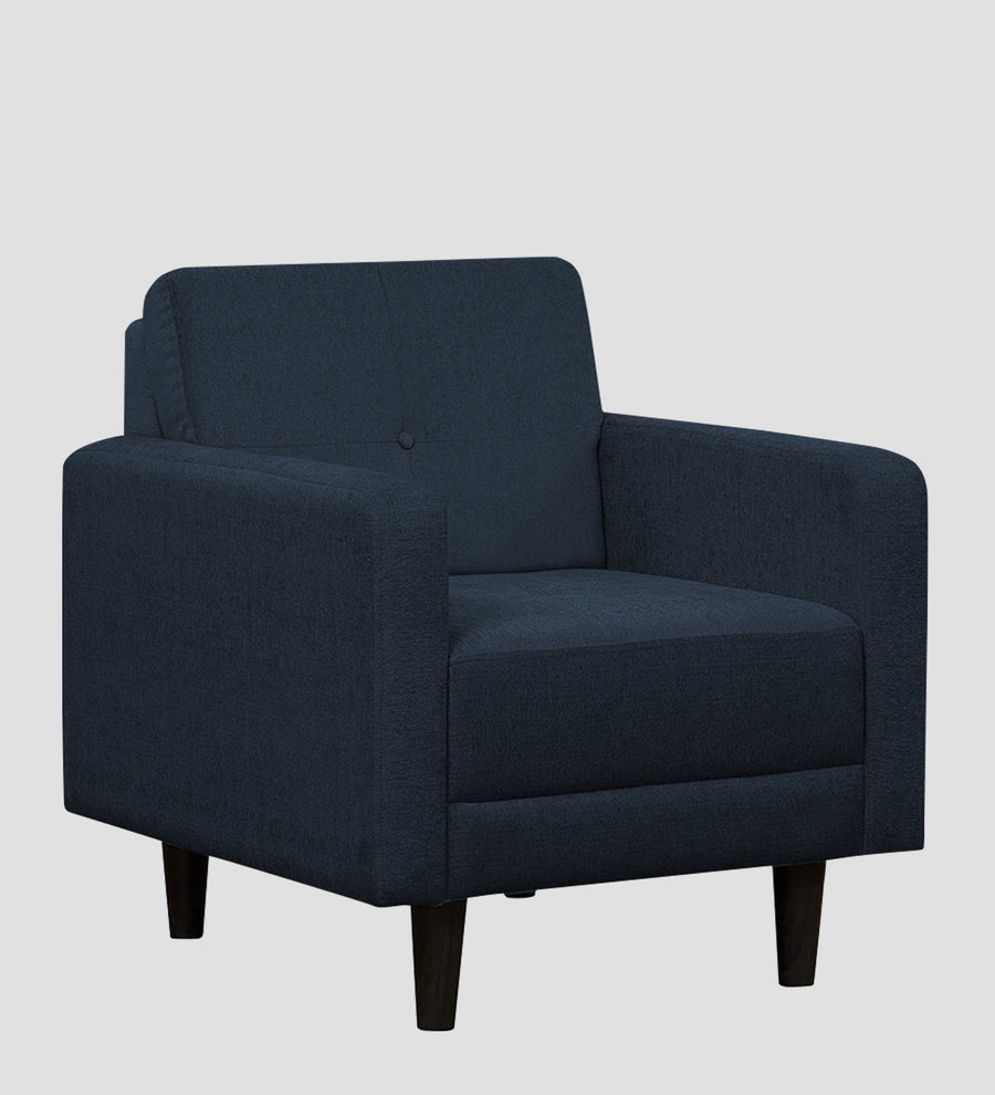 Noha Fabric 1 Seater Sofa In Denim Blue Colour - Febonic Living