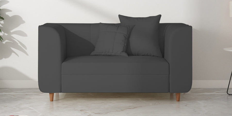 Sumo Velvet 2 Seater Sofa In Davy Grey Colour - Febonic Living