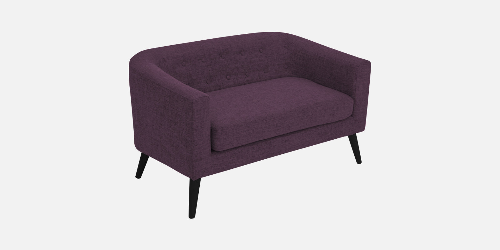 Casper Fabric 2 Seater Sofa in Greek Purple Colour