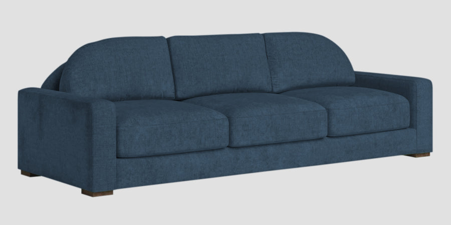 Dara Fabric 3 Seater Sofa In Light Blue Colour - Febonic Living