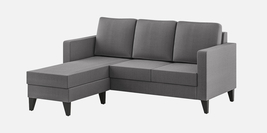 Nori Fabric Rhs Sectional Sofa 2 Lounger In Sudo Grey Colour - Febonic Living