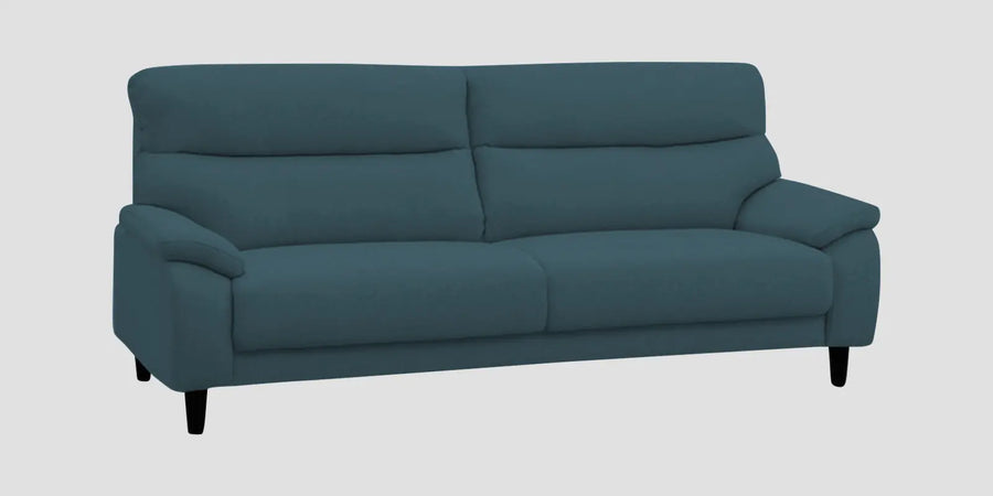 Zibby Fabric 3 Seater Sofa In Sea Blue Colour - Febonic Living