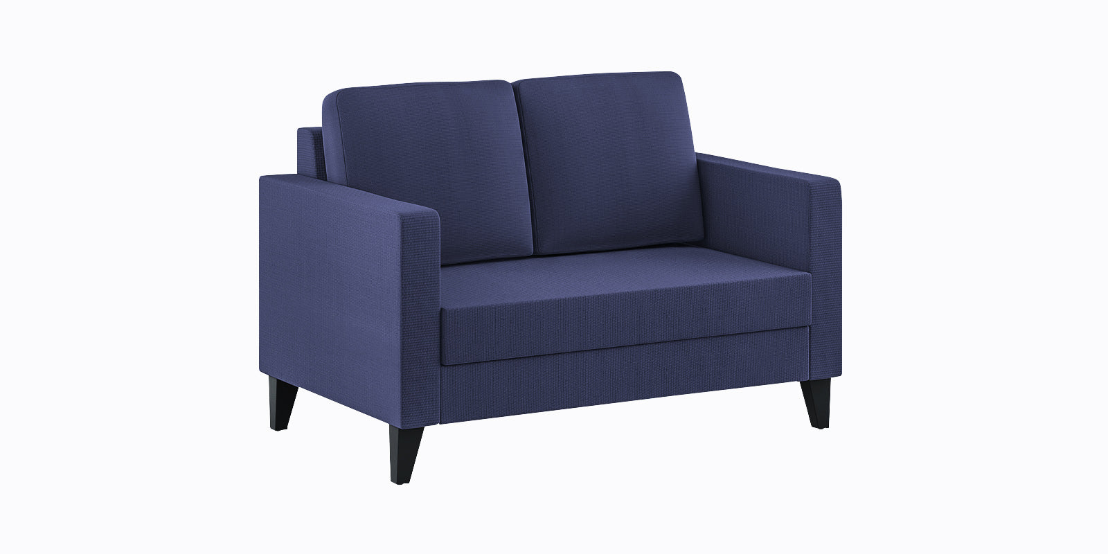 Nori Fabric 2 Seater Sofa In Denim Blue Colour