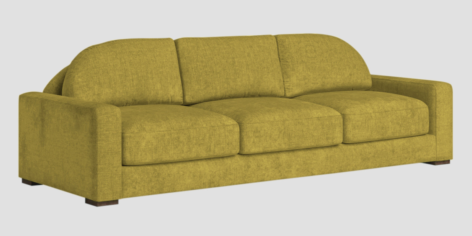 Dara Fabric 3 Seater Sofa In Parrot Green Colour