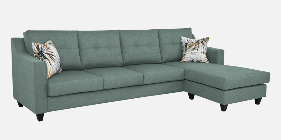 Welly Fabric Lhs Sectional Sofa 3 Lounger In Suka Blue Colour - Febonic Living