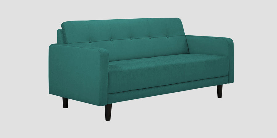 Noha Fabric 2 Seater Sofa In Sea Green Colour - Febonic Living