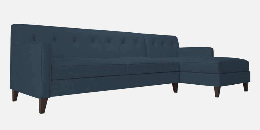 Miller Fabric Lhs Sectional Sofa 3 Lounger In Light Blue Colour - Febonic Living