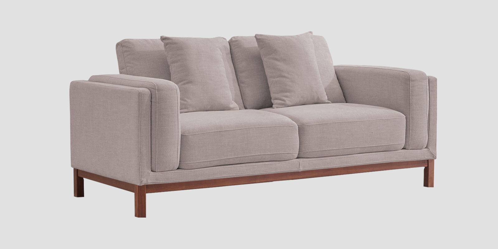 Borry Fabric 2 Seater Sofa in Almond Beige Colour - Febonic Living