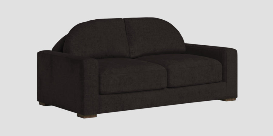 Dara Fabric 2 Seater Sofa In Cara Brown Colour - Febonic Living