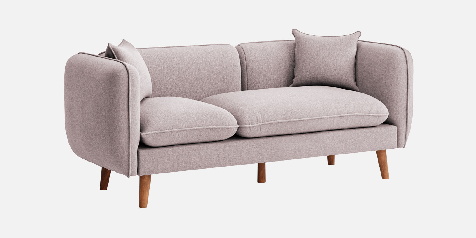 Reva Fabric 2 Seater Sofa In Orchid Beige Colour