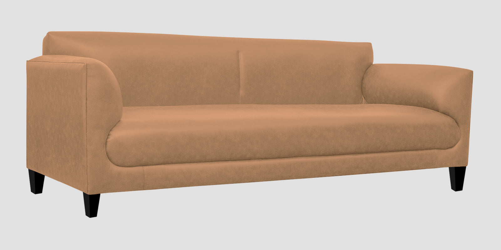 Convi Leatherette 3 Seater Sofa in Sepia Beige Colour