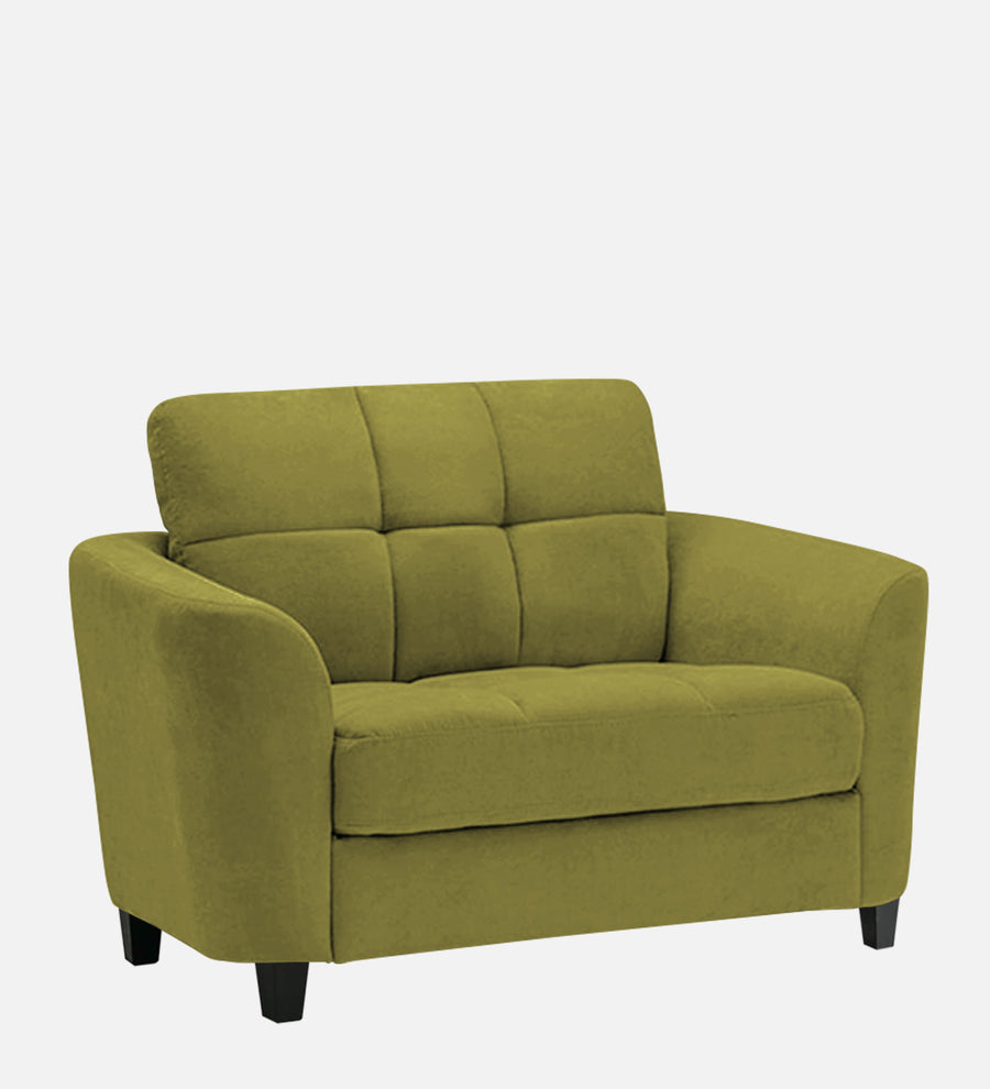 Mulan Fabric 1 Seater Sofa In Kelly Green Colour - Febonic Living