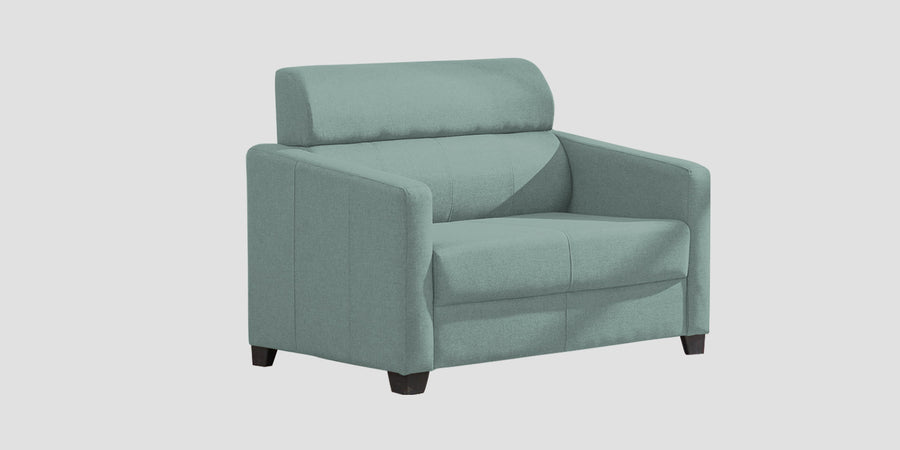 Devo Fabric 2 Seater Sofa In Suka Blue Colour - Febonic Living