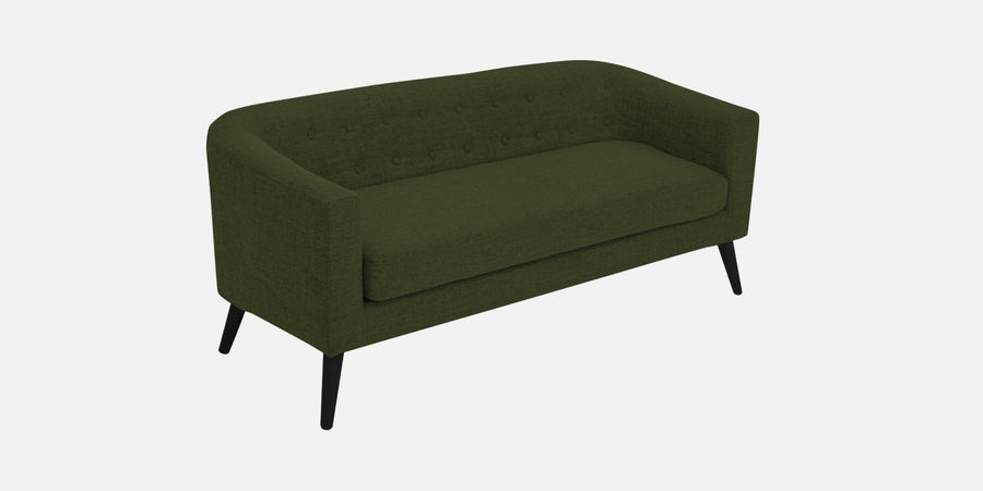 Casper Fabric 3 Seater Sofa In Olive Green Colour - Febonic Living