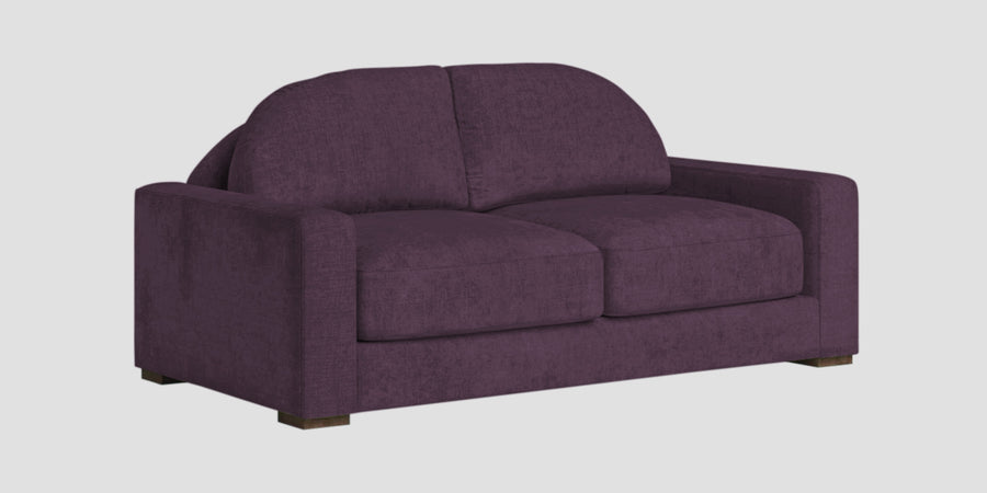 Dara Fabric 2 Seater Sofa In Greek Purple Colour - Febonic Living