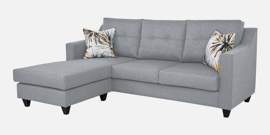 Welly Fabric Rhs Sectional Sofa 2 Lounger In Coin Grey Colour - Febonic Living