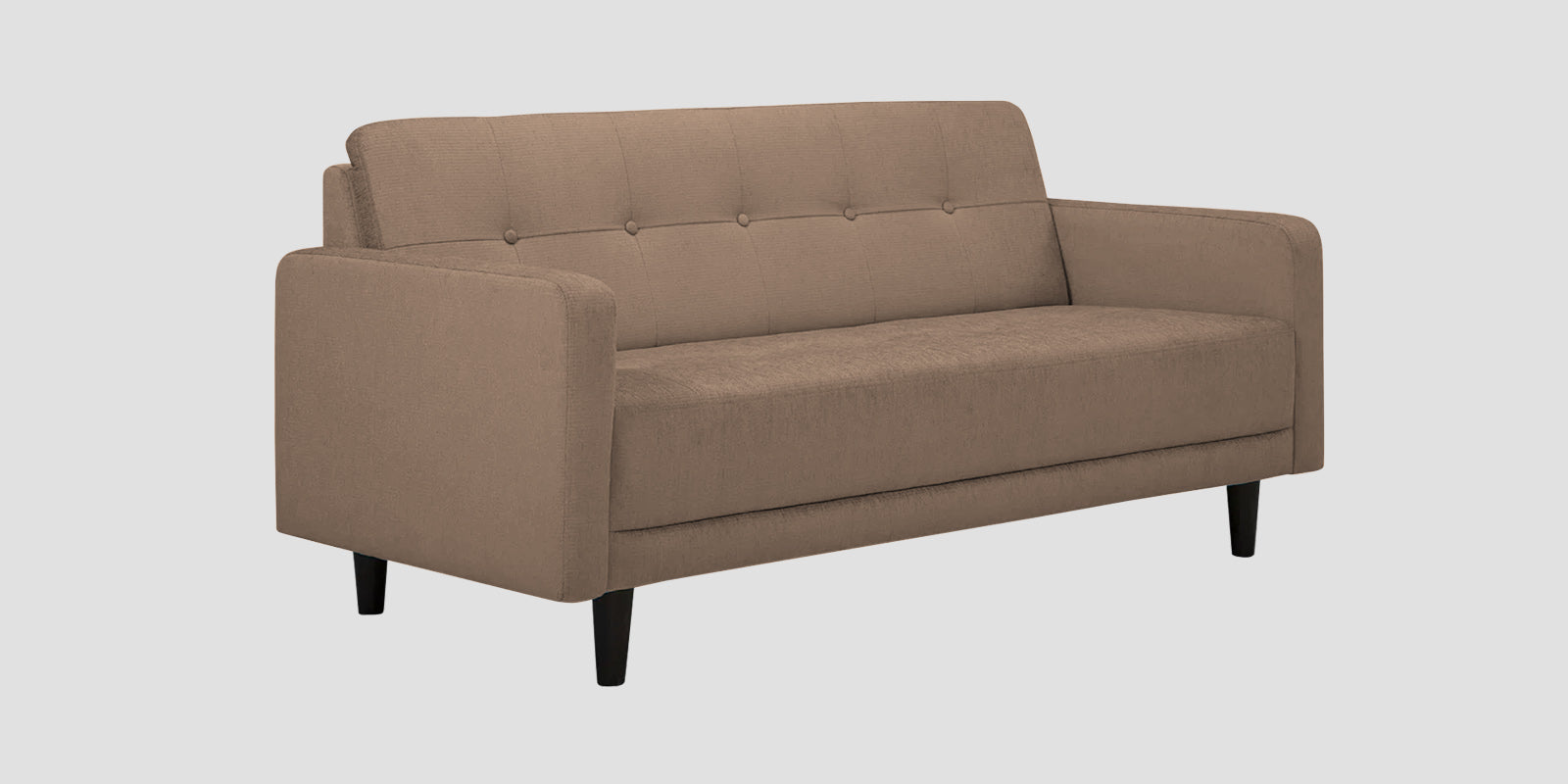 Noha Fabric 2 Seater Sofa In Cookie Beige Colour - Febonic Living