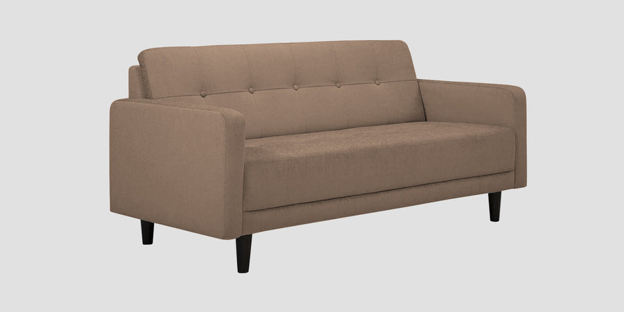 Noha Fabric 2 Seater Sofa In Cookie Beige Colour - Febonic Living