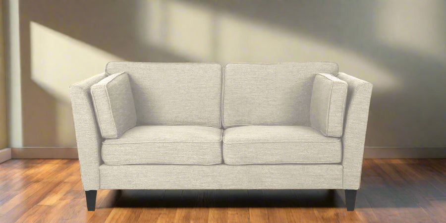 Nigar Fabric 2 Seater Sofa In Ivory Cream Colour - Febonic Living