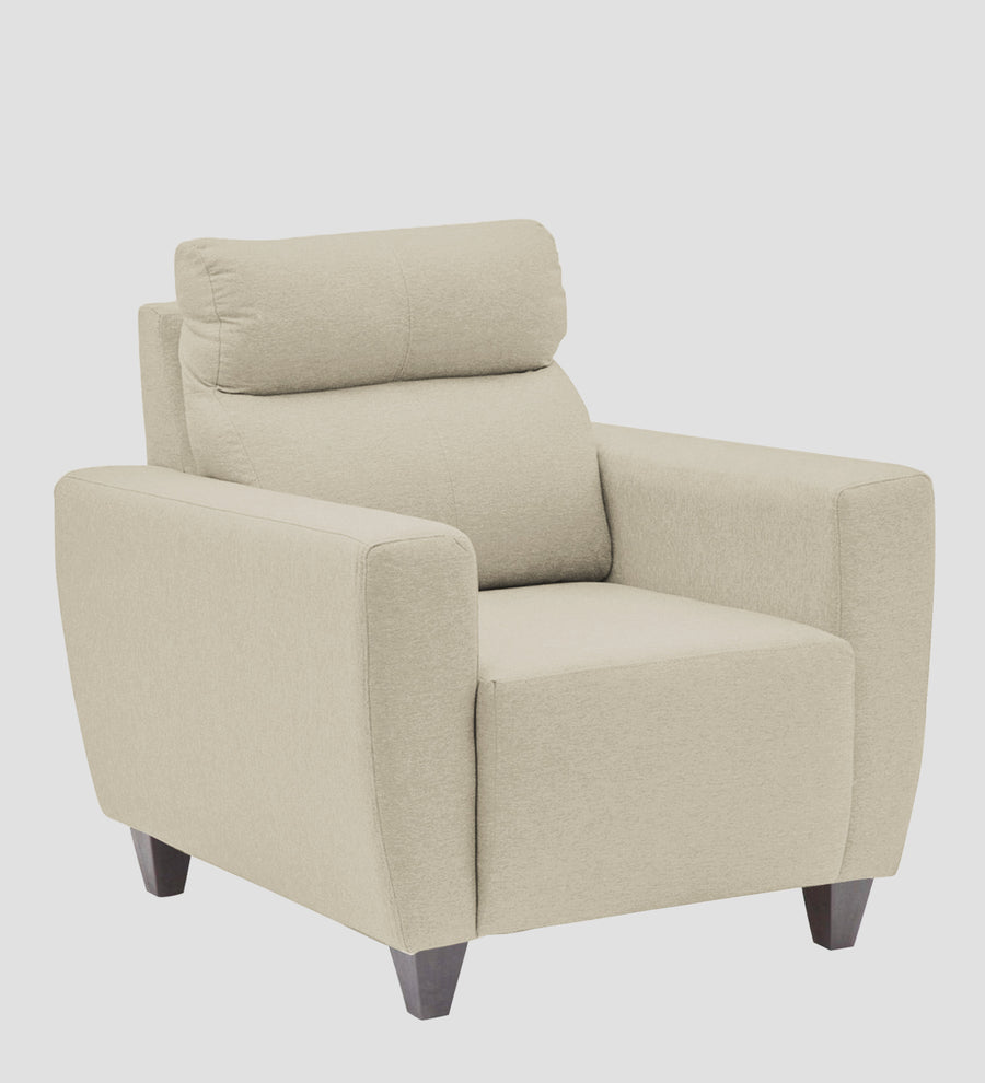 Honor Fabric 1 Seater Sofa In Maple Cream Colour - Febonic Living