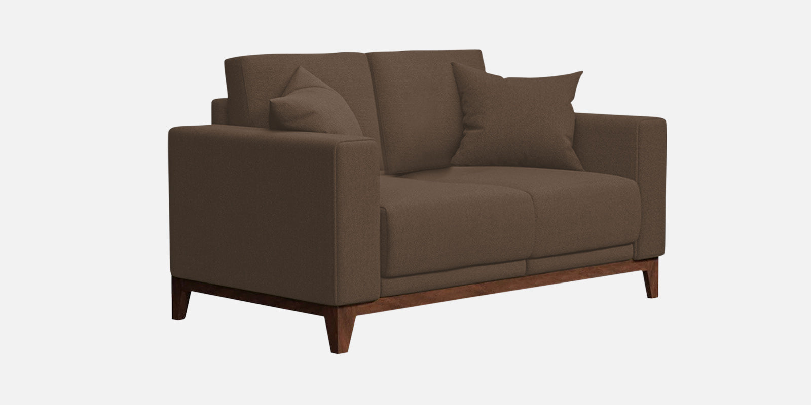 Luca Fabric 2 Seater Sofa in Rosy Brown Colour