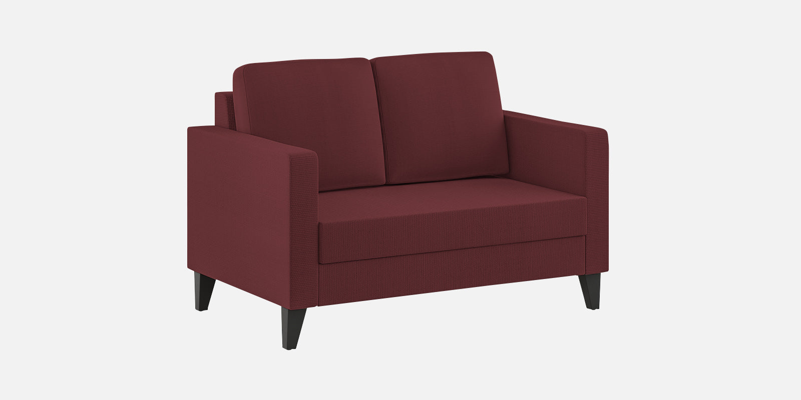 Nori Fabric 2 Seater Sofa In Blaze Red Colour