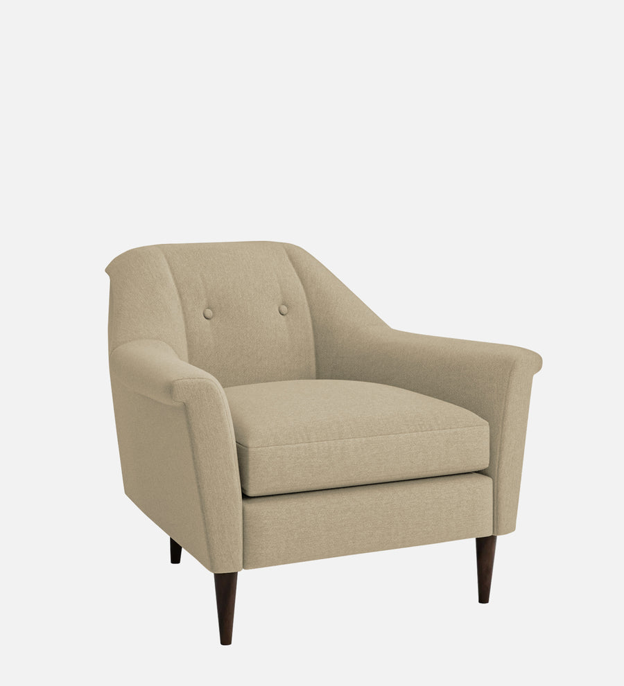 Homer Fabric 1 Seater Sofa In Honey Beige Colour - Febonic Living