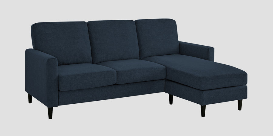Romie Fabric Lhs Sectional Sofa 2 Lounger In Denim Blue Colour - Febonic Living