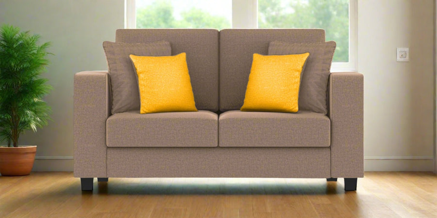 Nabi Fabric 2 Seater Sofa In Cookie Beige Colour - Febonic Living