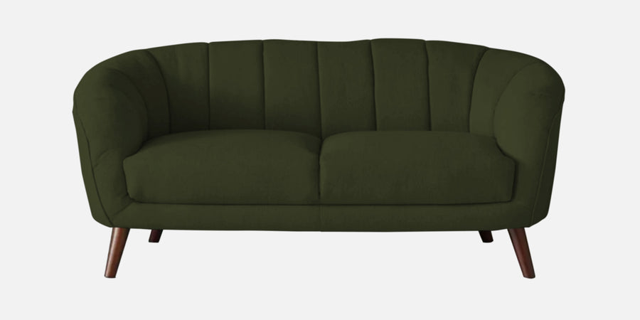 Benjamin Fabric 2 Seater Sofa In Olive Green Colour - Febonic Living