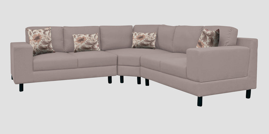 Betty Fabric 6 Seater Rhs Corner Sofa In Almond Beige Colour - Febonic Living