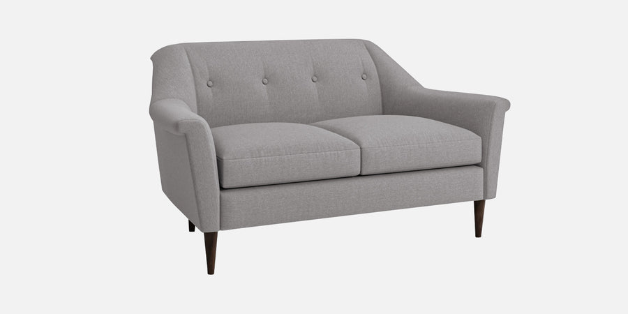 Homer Fabric 2 Seater Sofa In Silver Grey Colour - Febonic Living