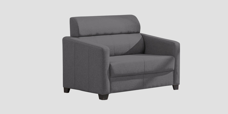 Devo Fabric 2 Seater Sofa In Sudo Grey Colour - Febonic Living