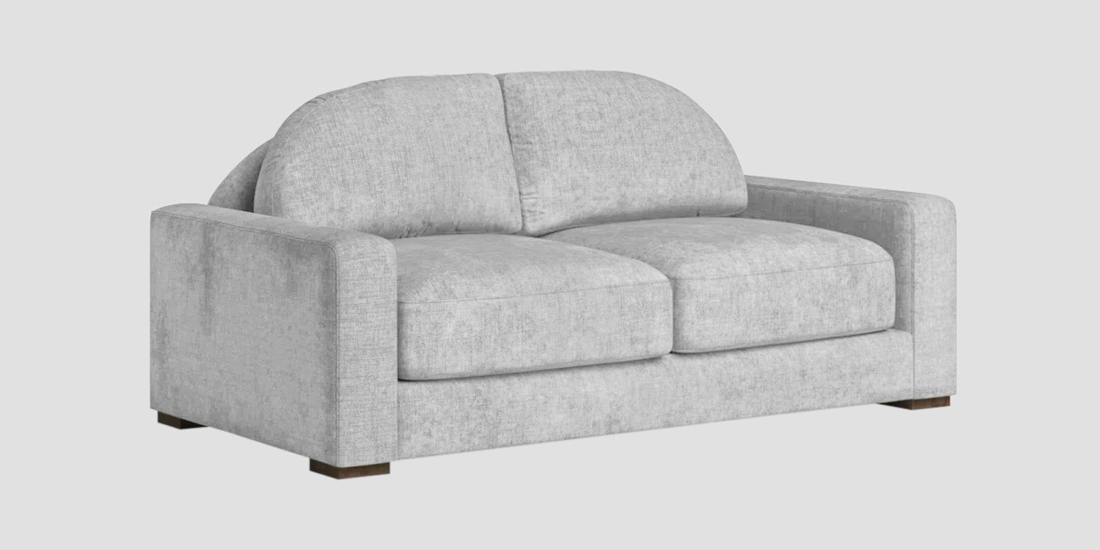 Dara Fabric 2 Seater Sofa In Lit Grey Colour