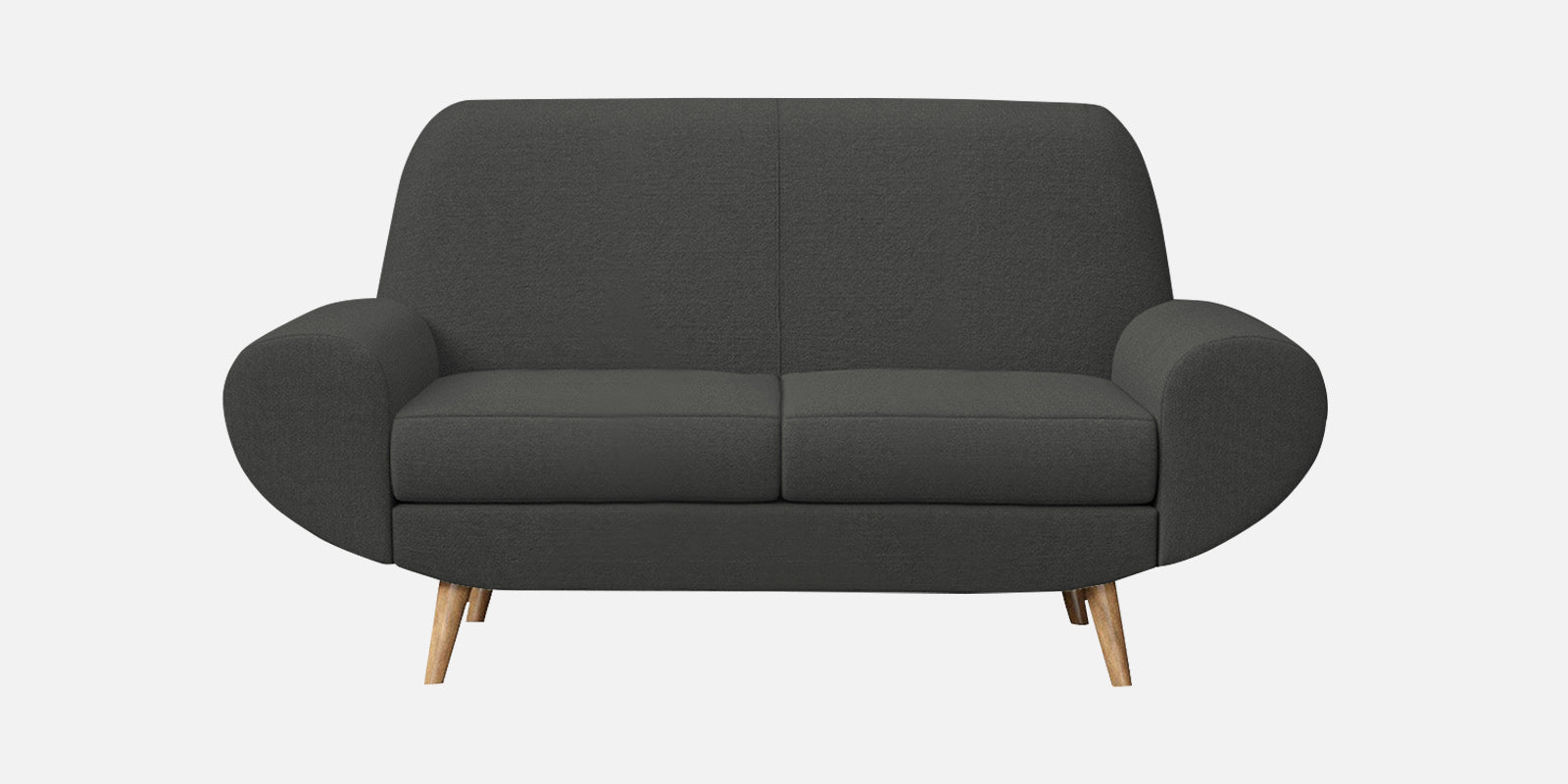 Jessy Fabric 2 Seater Sofa in Charcoal Grey Colour