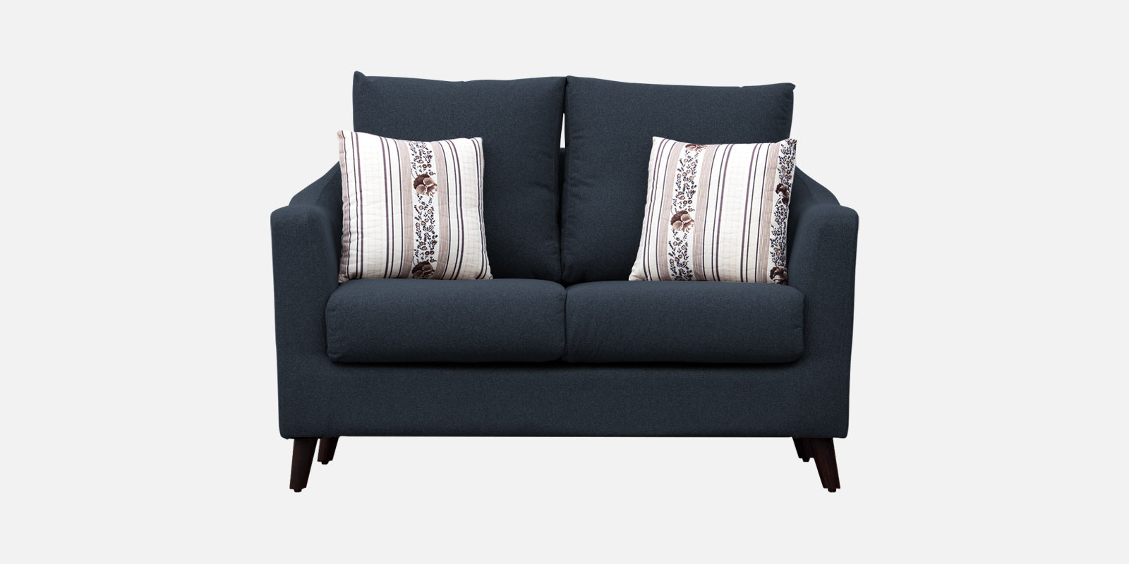 Kevin Fabric 2 Seater Sofa in Denim Blue Colour