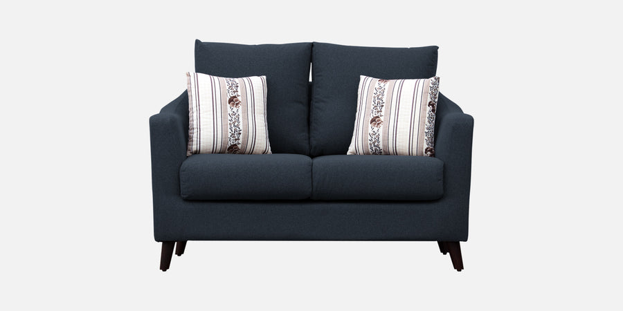 Kevin Fabric 2 Seater Sofa In Denim Blue Colour - Febonic Living