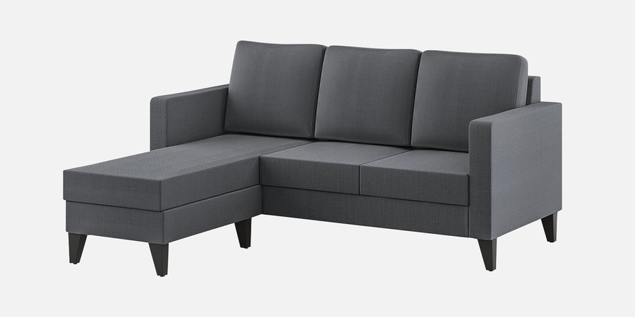 Nori Fabric Rhs Sectional Sofa 2 Lounger In Maba Grey Colour - Febonic Living
