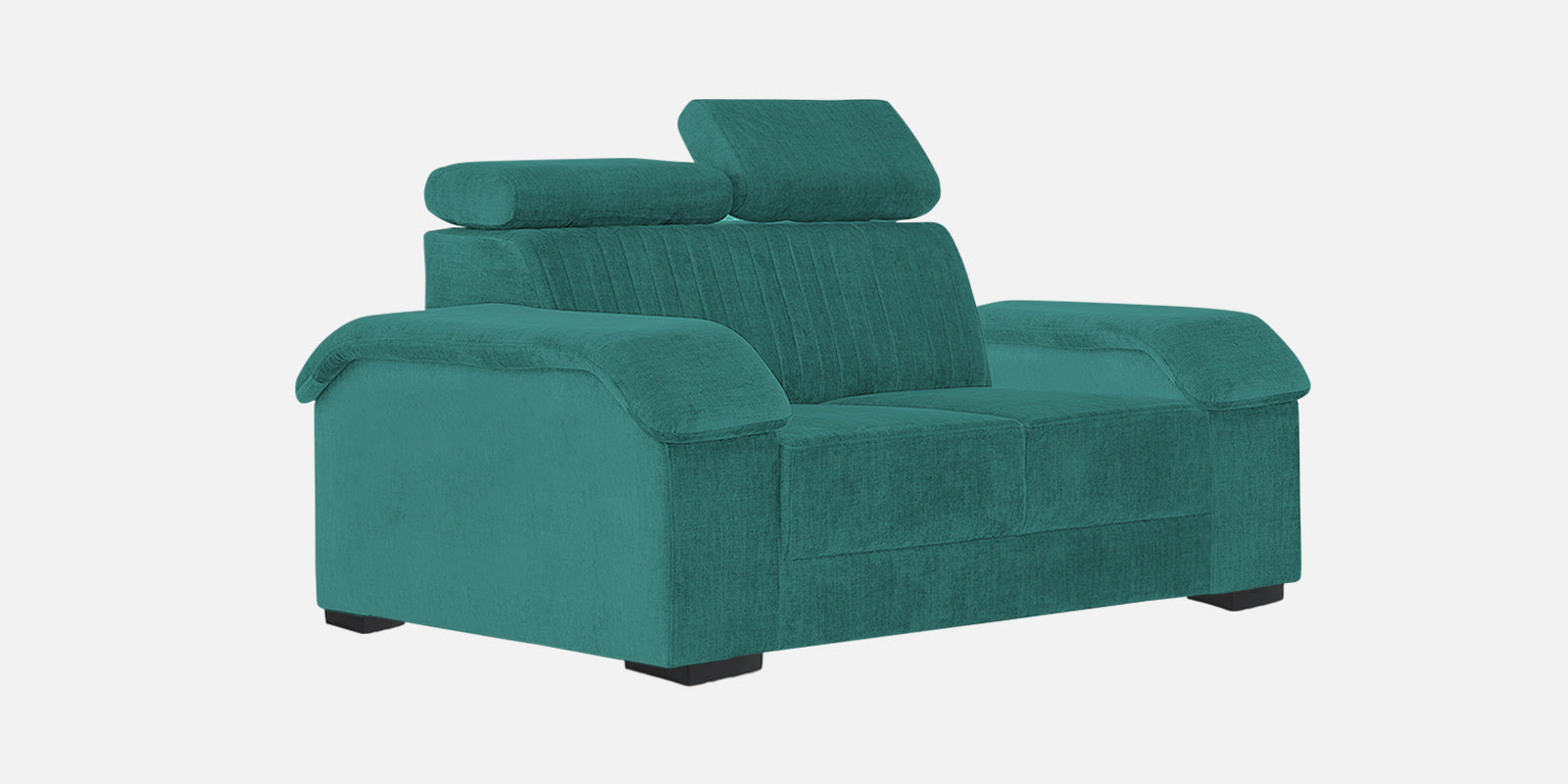 Draco Fabric 2 Seater Sofa In Sea Green Colour