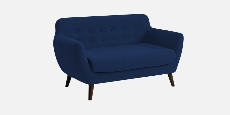 Goofy Fabric 2 Seater Sofa In Royal Blue Colour - Febonic Living