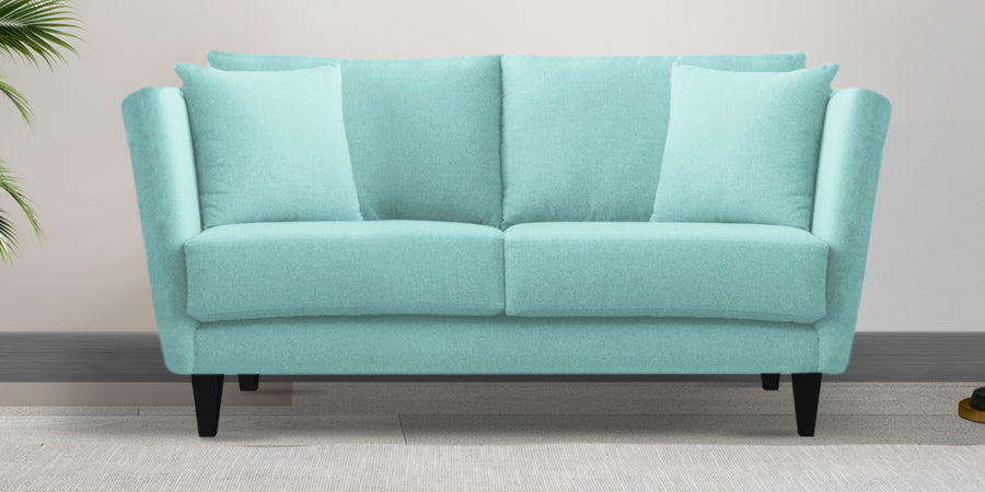 Norway Velvet 2 Seater Sofa In Barmunda Aqua Colour - Febonic Living